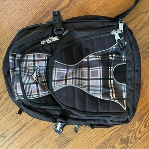 High Sierra Black and Gray Plaid Backpack never used however tags were removed